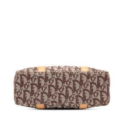 Brown Dior Diorissimo Trotter Canvas Tote