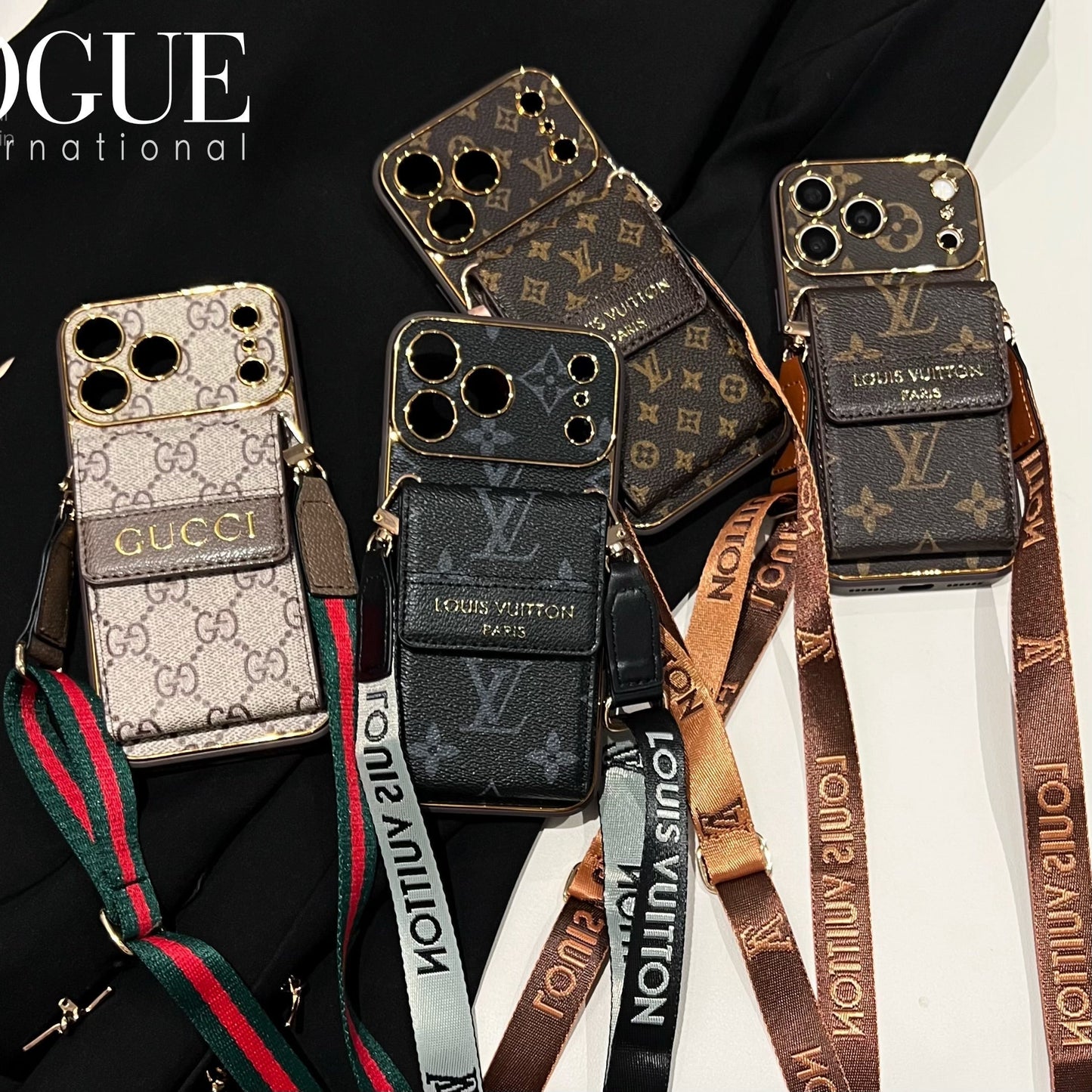 New Classic Luxury Card Holder Phone Case  012