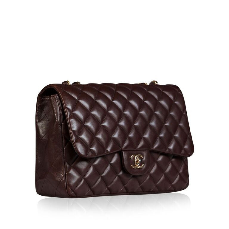 Chanel Lambskin Brown Shoulder Bag