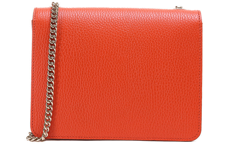MLB Gucci Leather Organ Crossbody Bag Single Shoulder Bag Orange 510304-CAO0G-7527