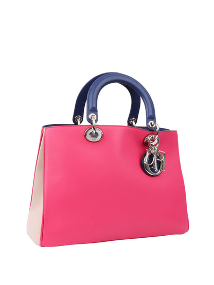 Dior Diorissimo Tri-Colour Leather Tote