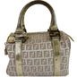 Fendi Luxury Leather Gold Handbag
