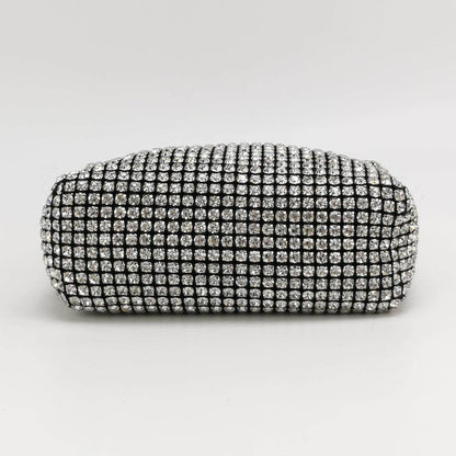 Alexander Wang Heiress Collection Cowhide Rhinestone Decorative Handbag