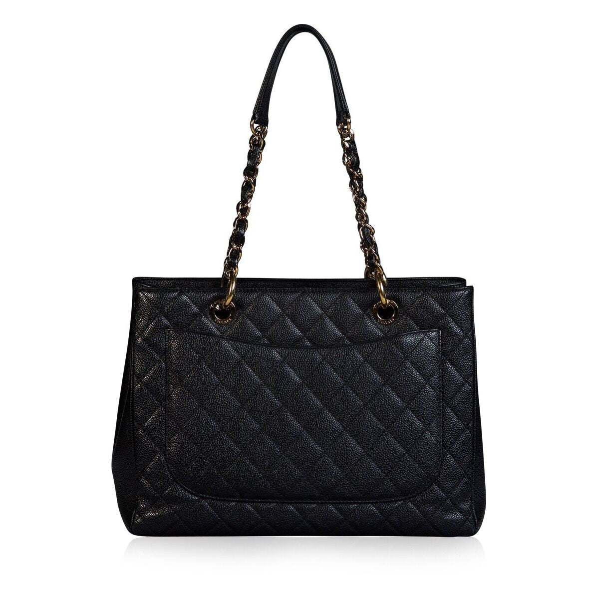 Chanel Classic Flap Caviar Black Tote Bag Caviar