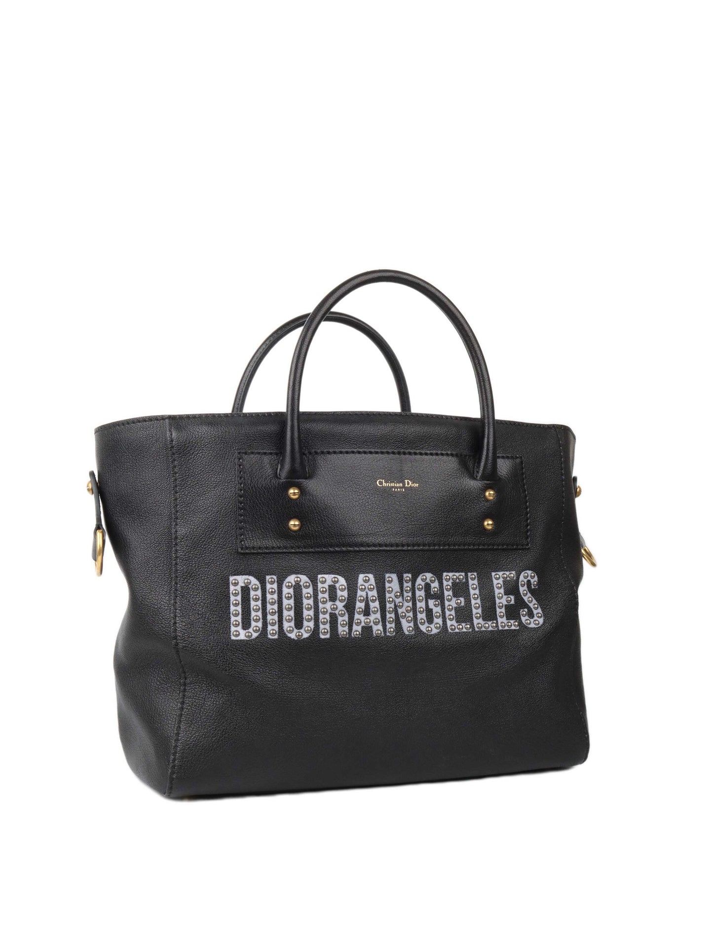 Dior Diorangeles Studded Leather Tote