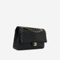 Chanel Classic Flap Lambskin Black Shoulder Bag Style 315