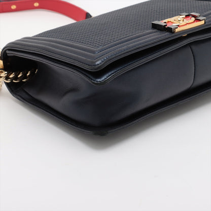 Chanel Boy Leather Chain Shoulder Bag Style