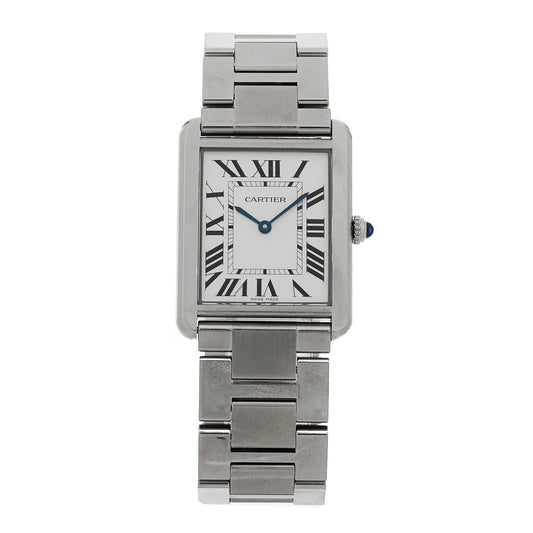 Stainless Steel 27mm Tank Solo Quartz Watch