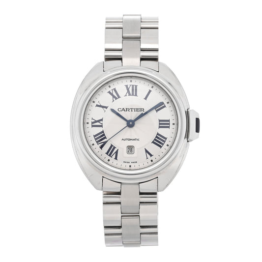 Stainless Steel 31mm Cle De Cartier Automatic Watch