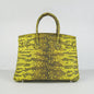 Luxury Hermes Birkin 6088 Ladies Lizard Leather Yellow Bag
