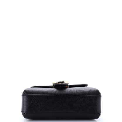 Interlocking Chain Crossbody Bag Leather Small
