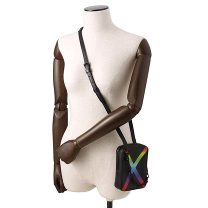 Louis Vuitton  Noir Taiga Leather Shoulder Bag