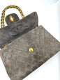 Chanel Series 3 Suede Maxi Flap Bag