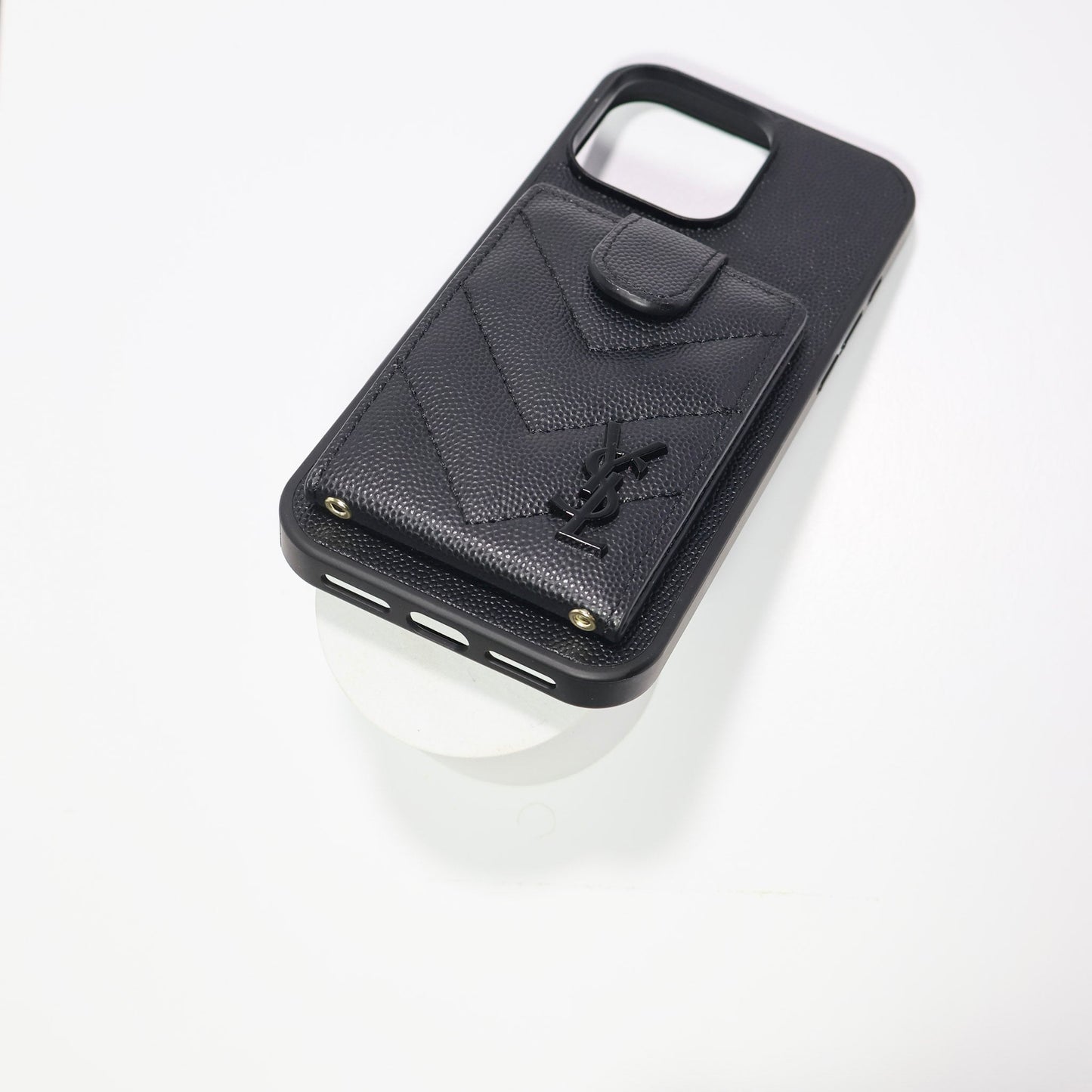 iPhone Case YSL Leather Card Holder