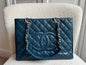 Chanel Dark Blue Blue Caviar Grand Shopper Tote (GST)
