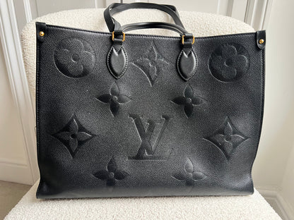 Louis Vuitton On the Go GM Black Empreinte (RRP £2,620)