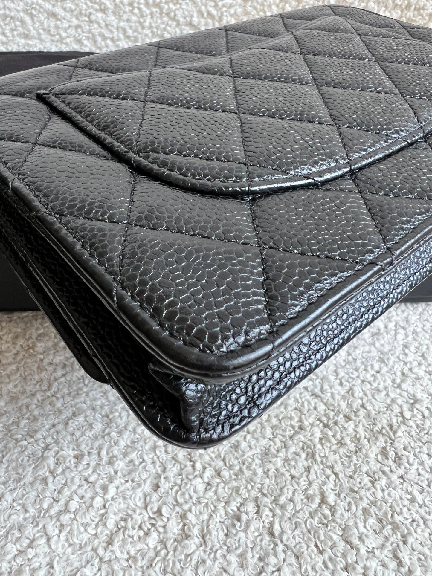 Chanel Black Caviar Wallet on Chain (RRP £2,930)