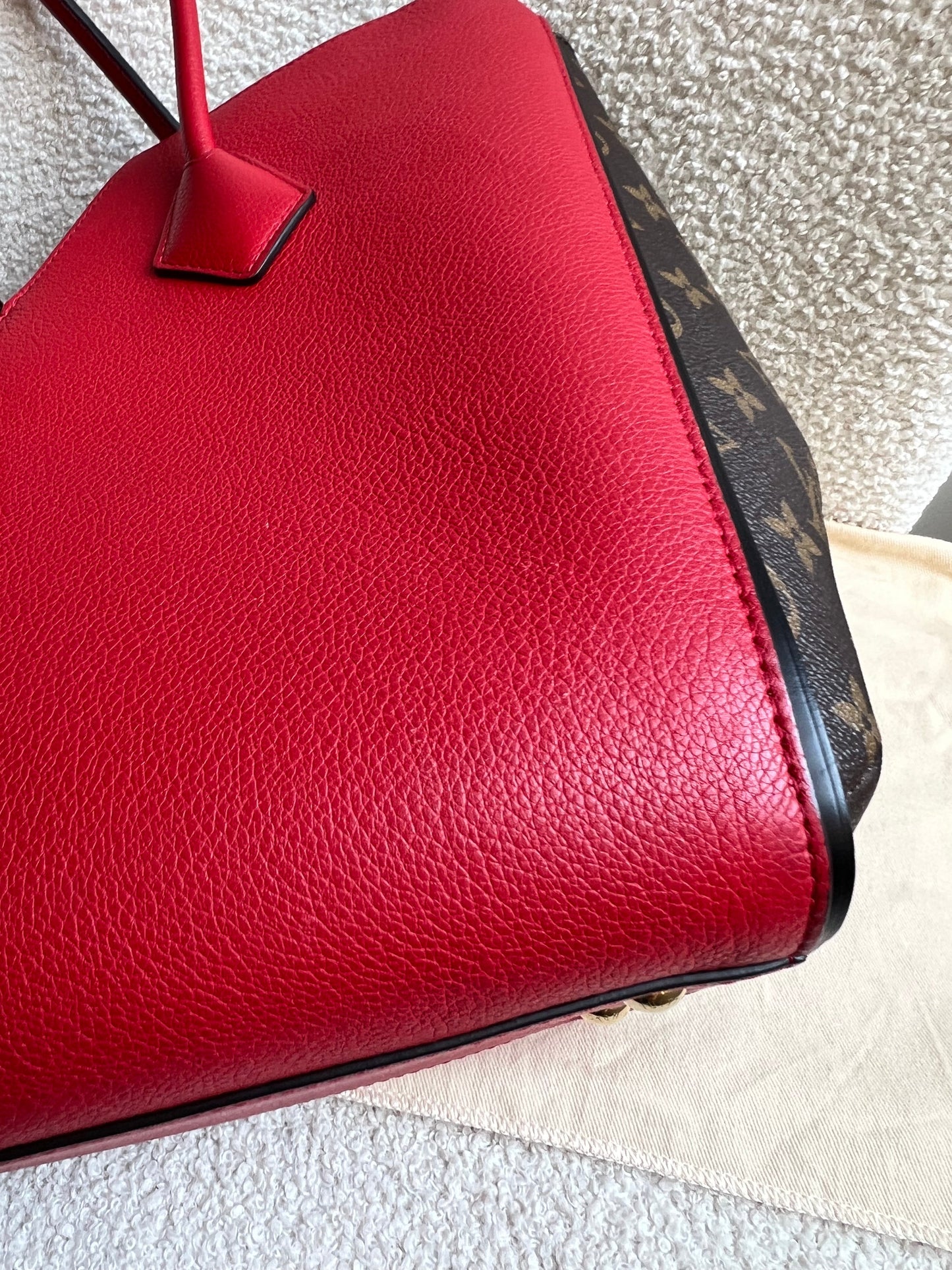 Louis Vuitton Kimono Bag Monogram and Red