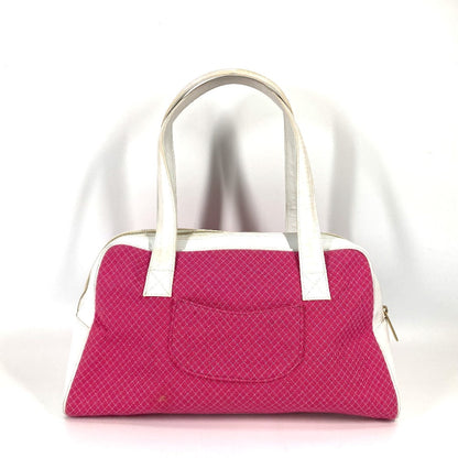 Chanel Boston Duffel bag Canvas / Leather pink By color CC COCO Mark Women d