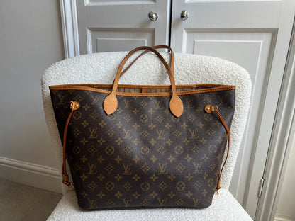 Louis Vuitton Neverfull MM Monogram Beige