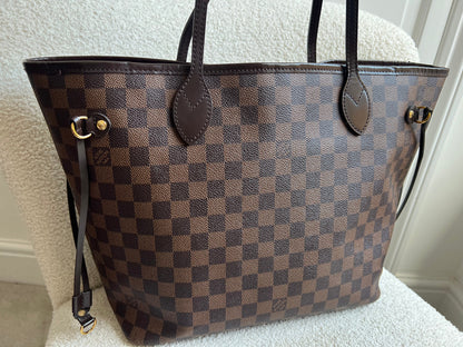 Louis Vuitton Neverfull MM Damier Ebene Cherry Interior (RRP £1,430)