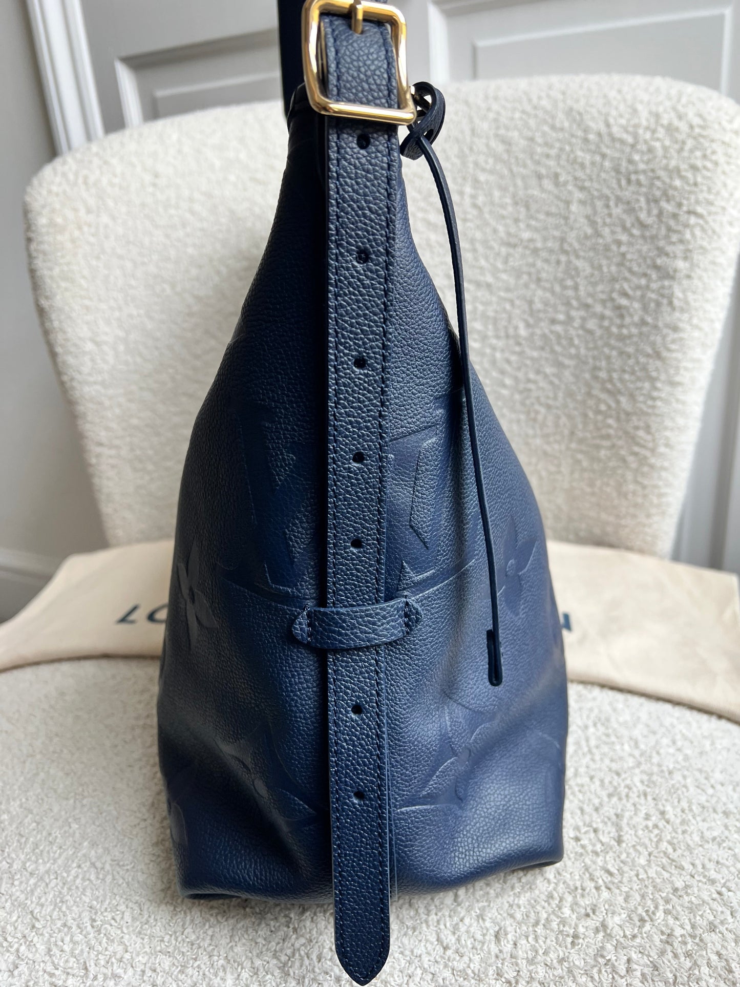 Louis Vuitton Carryall MM Navy Empreinte (RRP £2470)