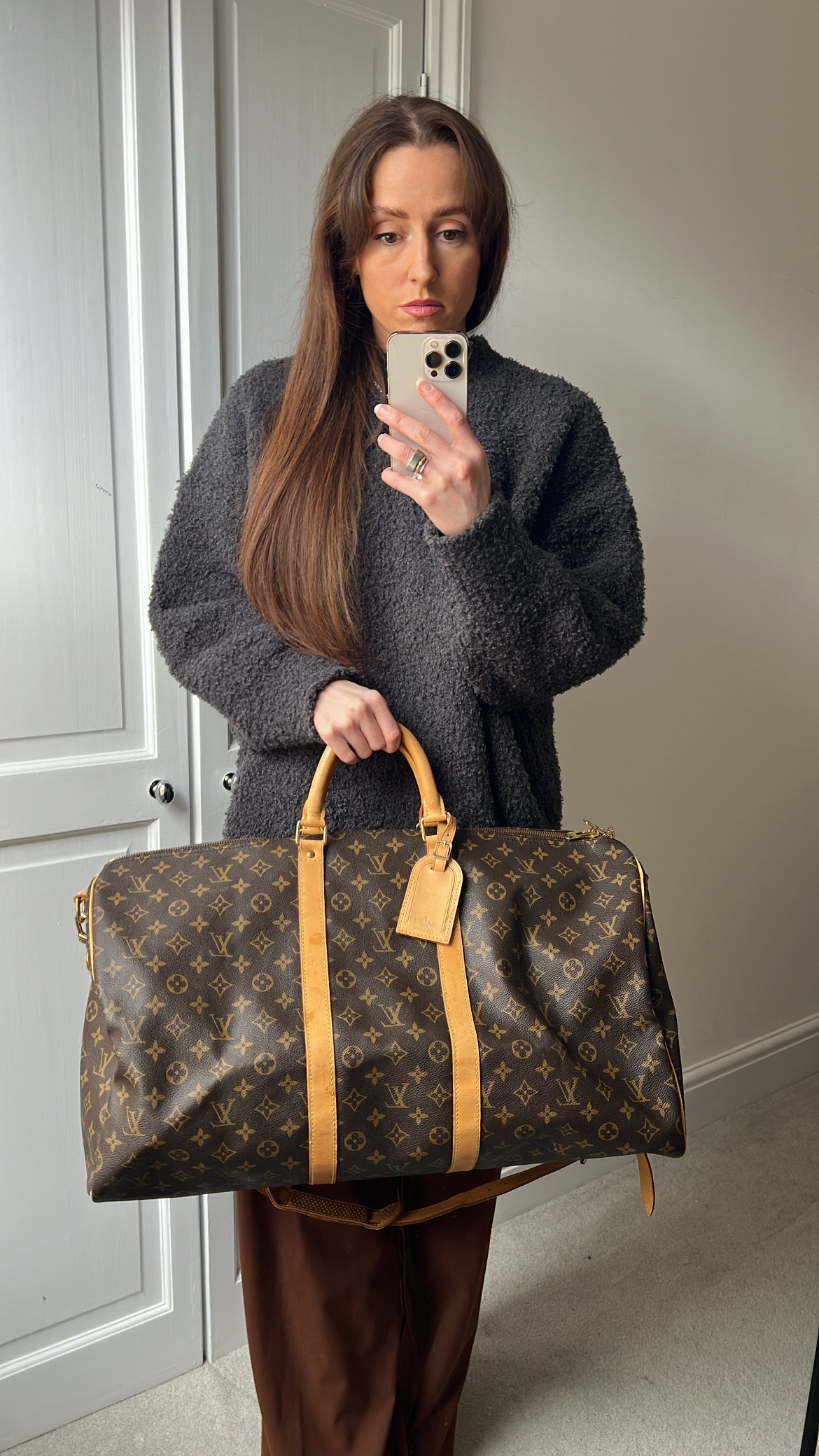 Louis Vuitton Vintage Keepall Bandouliere 55