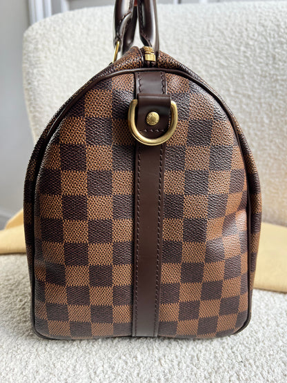 Louis Vuitton Speedy Bandouliere 30 Damier Ebene (RRP £1490)