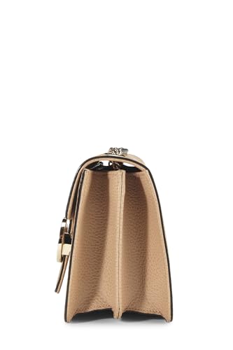 Gucci,  Beige Leather Interlocking Crossbody Small, Beige