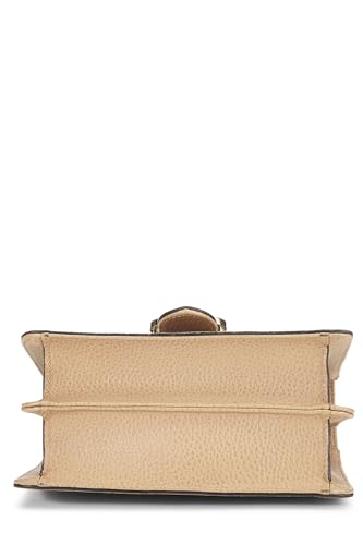 Gucci,  Beige Leather Interlocking Crossbody Small, Beige