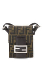 Fendi,  Brown Zucca Canvas Dome Crossbody Mini, Brown