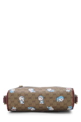 Gucci,  Doraemon x Gucci Coated Canvas Crossbody Bag, Red