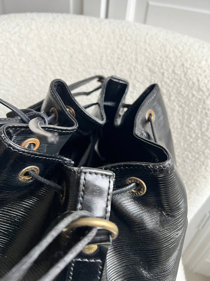 Louis Vuitton Black Epi Noe GM