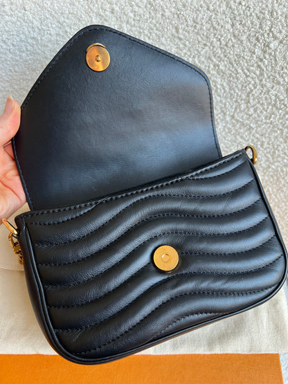 Louis Vuitton Black New Wave Multi Pochette (RRP £2070)