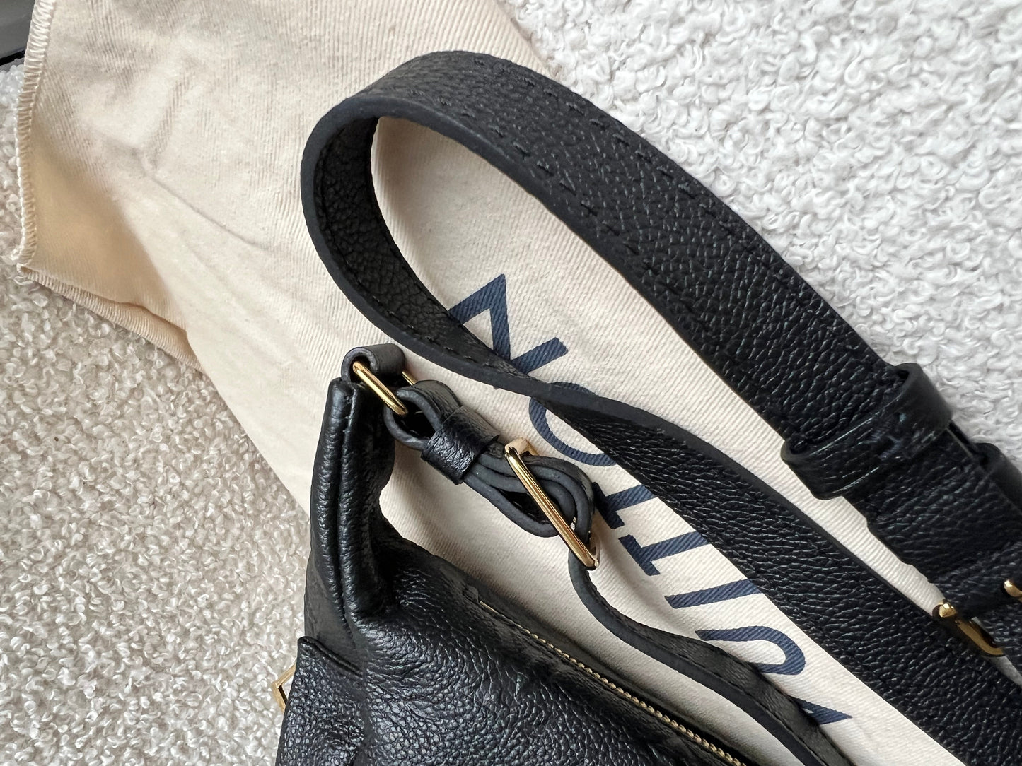 Louis Vuitton Bumbag in Black Empreinte