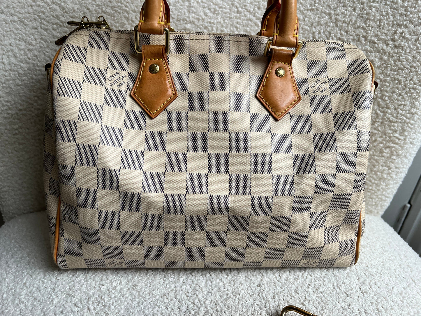 Louis Vuitton Speedy 25 Bandouliere Damier Azur (RRP £1,440)
