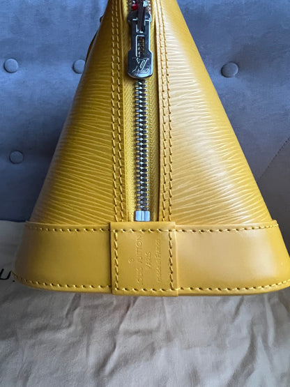 Louis Vuitton Alma PM Citron Yellow Epi (RRP £1780)