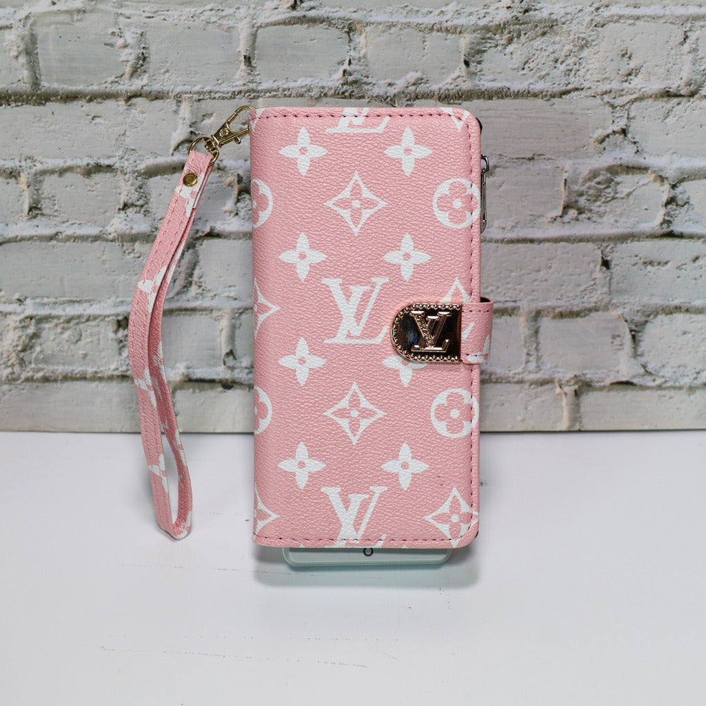 4 Color Zippered Wallet Phone Case for iPhone Series