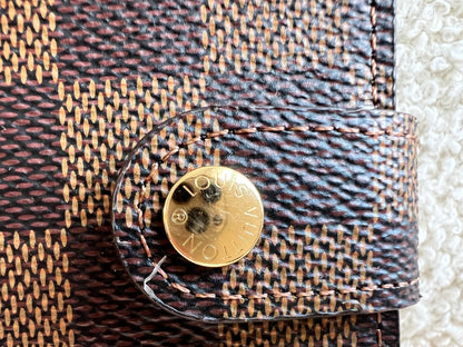 Louis Vuitton Damier Ebene Small Ring Agenda Cover (RRP £290)
