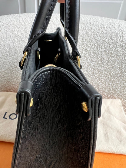 Louis Vuitton On the Go Black PM Empreinte (RRP £2,420)