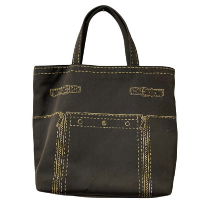 Yves Saint Laurent Rive Gauche Canvas Tote Bag
