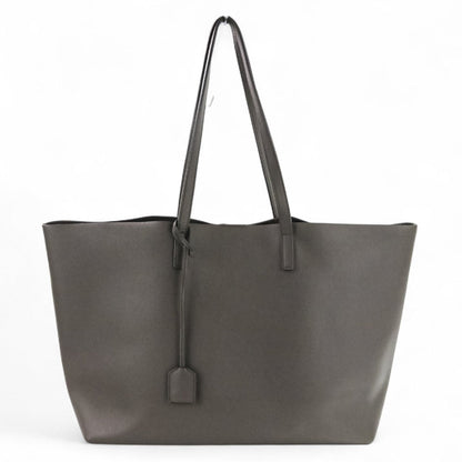 Saint Laurent Paris Leather Shopping Tote Bag