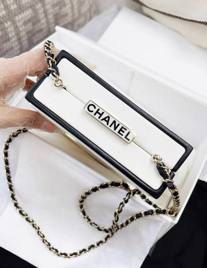 Chanel Luxury Leather Black Clutch Style 6