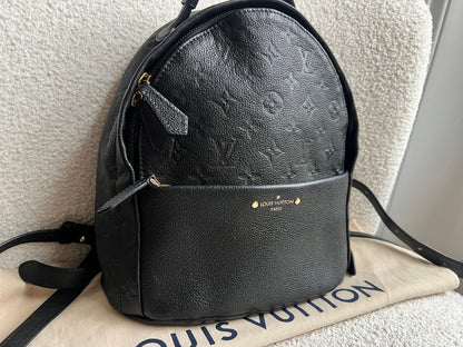 Louis Vuitton Sarbonne Backpack Black Empreinte