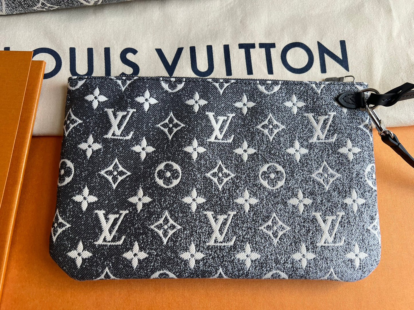 Louis Vuitton Neverfull MM Jacquard Denim