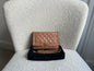 Chanel Dark Beige Quilted Caviar Boy Wallet on Chain