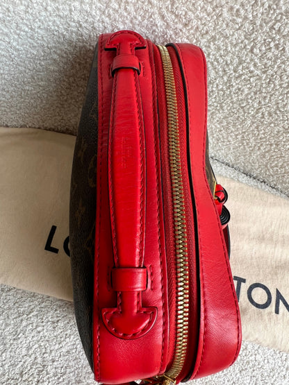 Louis Vuitton Saintonge Monogram Red