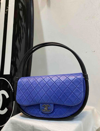 Chanel Ss13 Hula Hoop Bag Blue