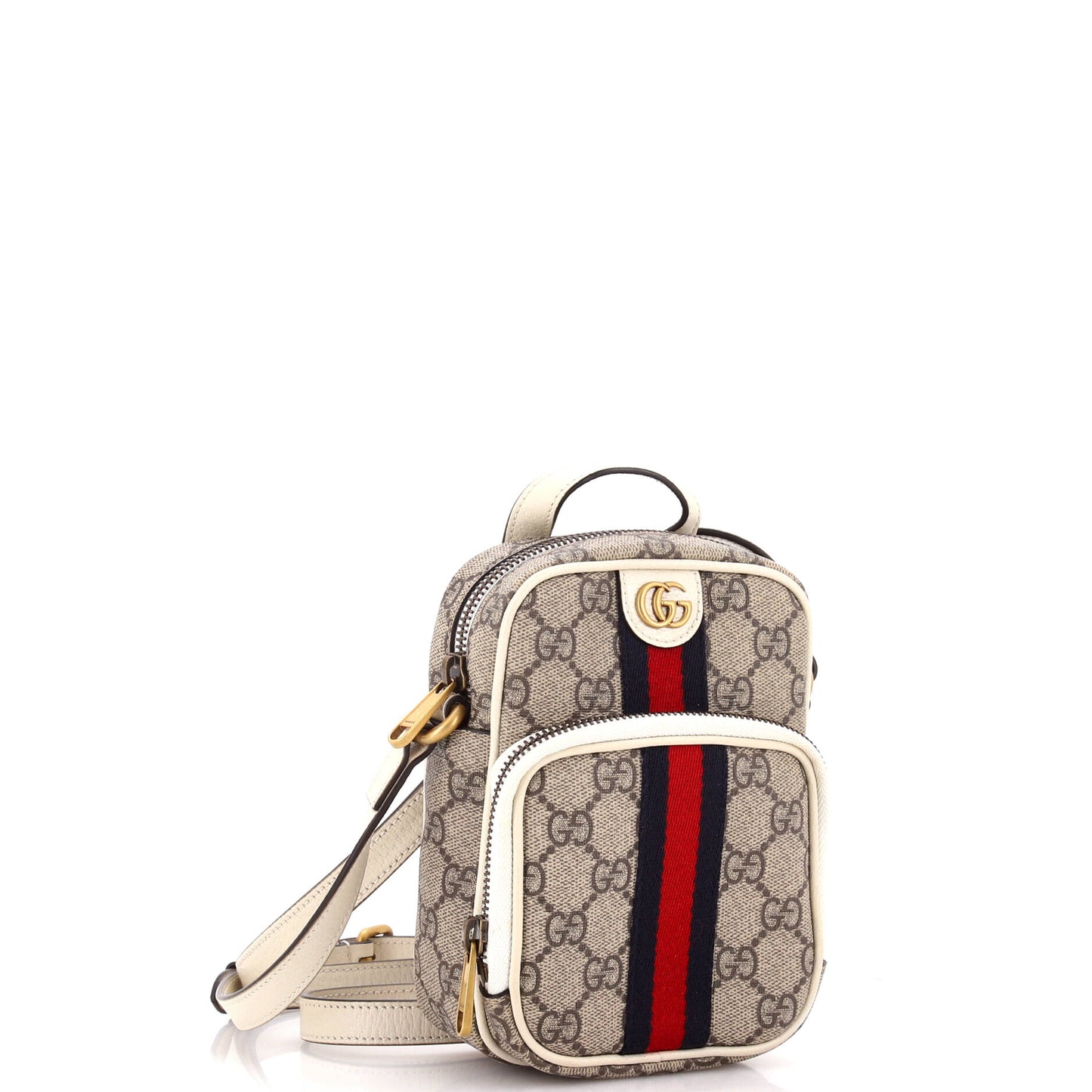 Ophidia Top Handle Crossbody Bag GG Coated Canvas Mini