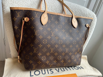 Louis Vuitton Neverfull MM Monogram Pivoine (RRP £1,430)
